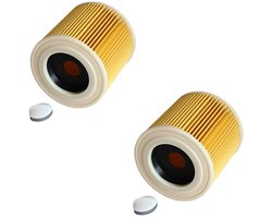 Filters -Geschikt voor Karcher WD1 WD2 WD3 en MV2 MV3-serie - Patroonfilters - Reinigingsfilters