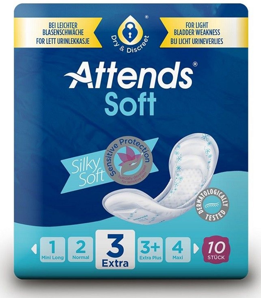 Attends Soft 3 Extra - 16 pakken van 10 stuks