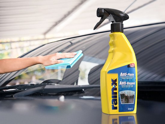 Rain-X Anti-Regenspray Glasreiniger 500ml – Reiniging & Bescherming in één – Regen Parelt Direct Af – Voor Alle Glasoppervlakken