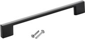 SOTECH meubelgreep BLACKLINE XII BA 160 mm zwart mat aluminium (lengte 192 mm, breedte 9 mm, hoogte 28 mm) keukengreep dressoirgreep