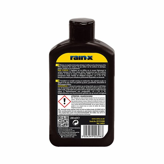 Rain-X Anti-Condens 200ml – Bestrijdt Condens – Langdurig Effect – Voor Auto en Badkamer – Makkelijk Aanbrengen