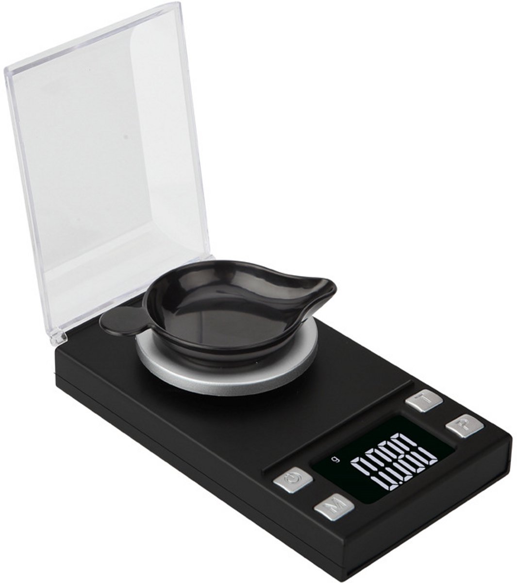 Elektronische digitale weegschaal 100g/0,001g met tarrafunctie
