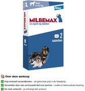 Milbemax Ontworming Tabletten Hond 0,5 - 10 kg 2 tabletten
