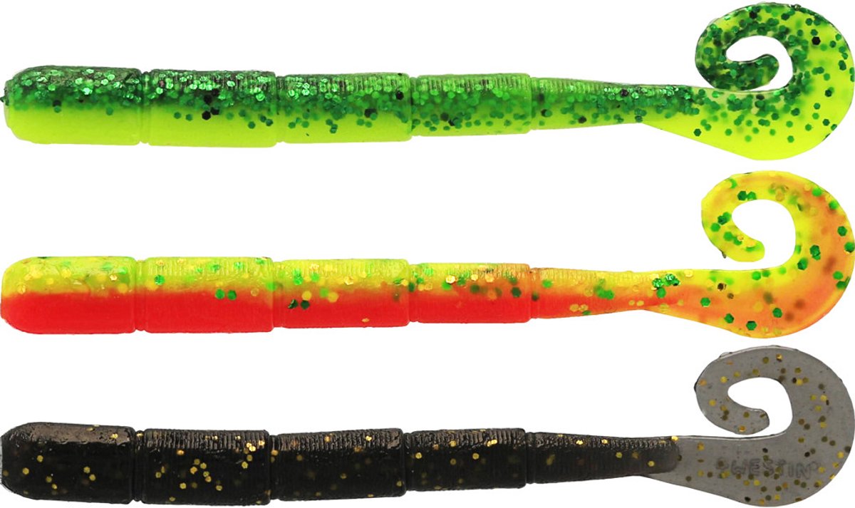 Westin Ned worm Curltail Dark Water Mix (5cm)