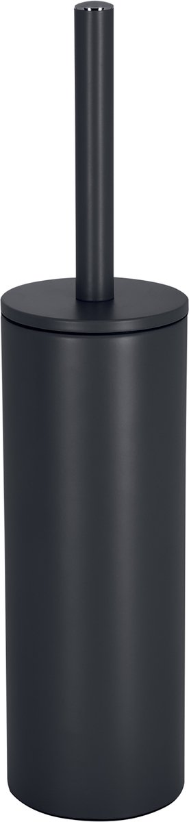spirella WC Borstel met Houder - AKIRA - Toiletborstel Vrijstaand - Staal - Zwart