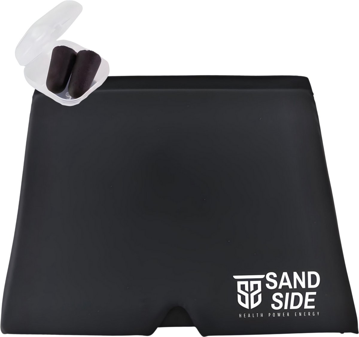 Goedkoopste Migraine Masker en Migraine Muts - Dubbellaags - 360 Graden Dekking - Hoofdpijn Masker - Zwart - Inclusief Foam Oordopjes