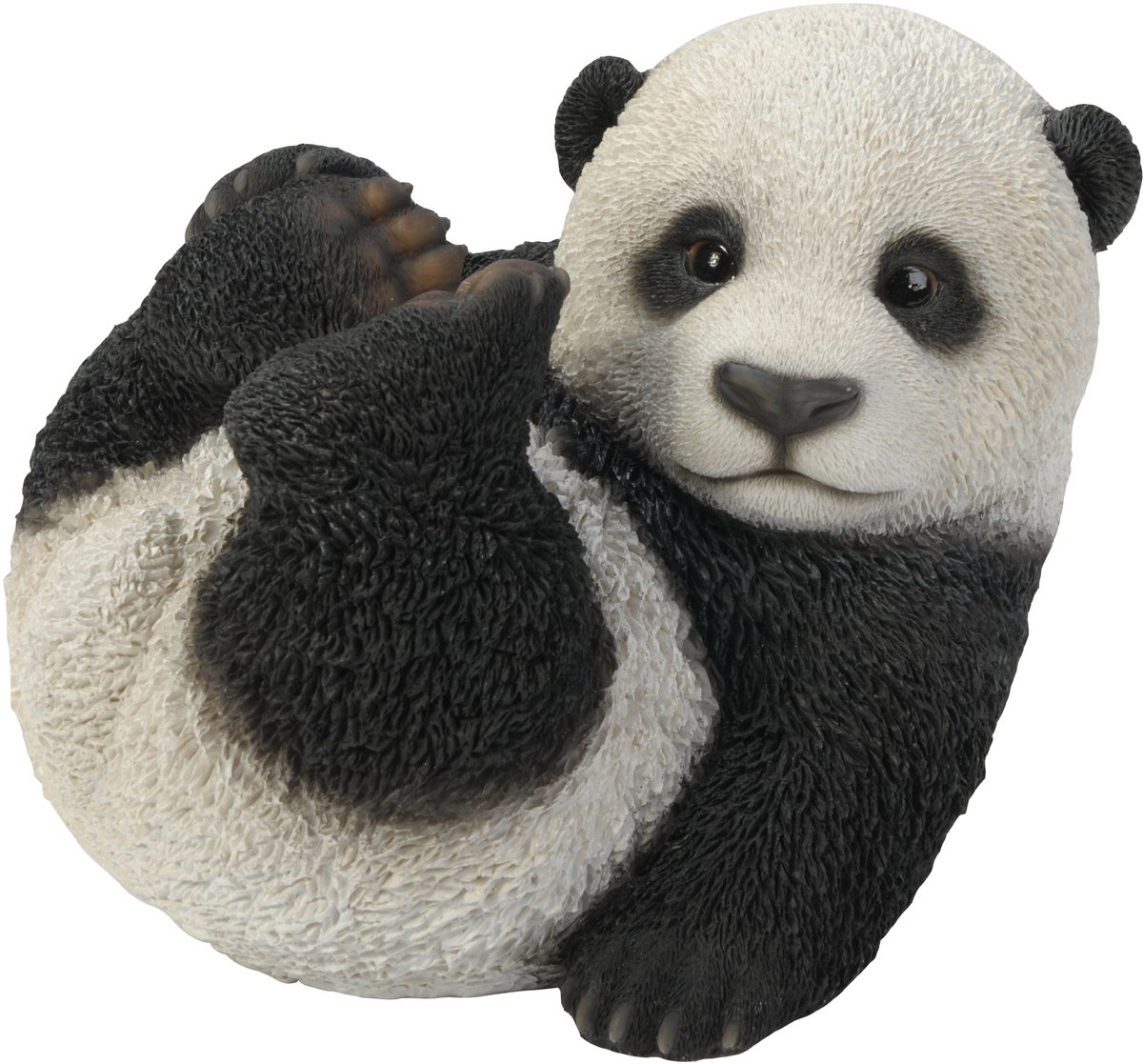 HotAnt Tuinbeeld dieren - Liggende Panda Baby (Polystone) - Voor buiten - Tuin decoratie - Cadeau