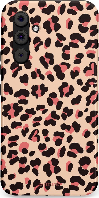 Casetastic Hoesje Geschikt voor Samsung A54 (5G) - Stijlvolle Beschermende Duo-layer Case - Pantermeid
