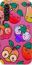Casetastic Hoesje Geschikt voor Samsung A54 (5G) - Stijlvolle Beschermende Duo-layer Case - Appeloogjes