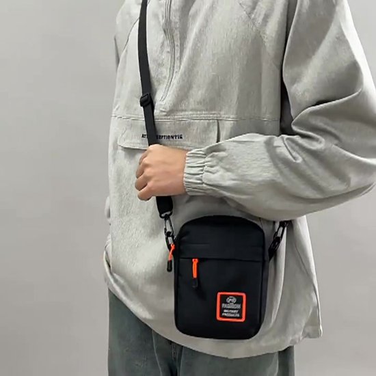 Leren crossbody tas heren - John - ✓ italiaanse leren tassen