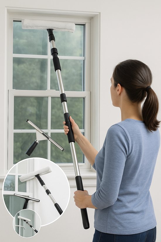 Raamwisser met telescoopsteel
