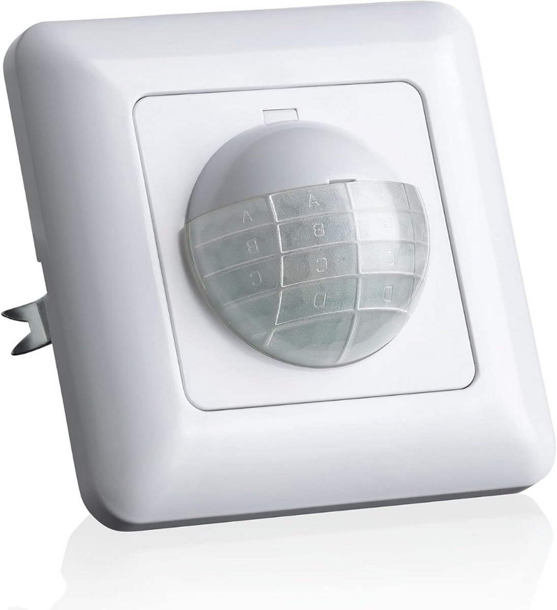 GTB® Entreemelder - Winkelbel - Doorgangsmelder - Wit - 8cm x 8cm x 5cm