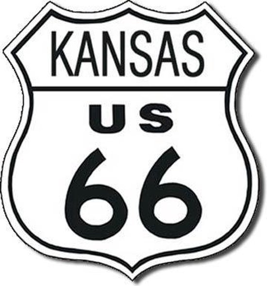 Enseigne Murale Métal Route 66 - MISSOURI