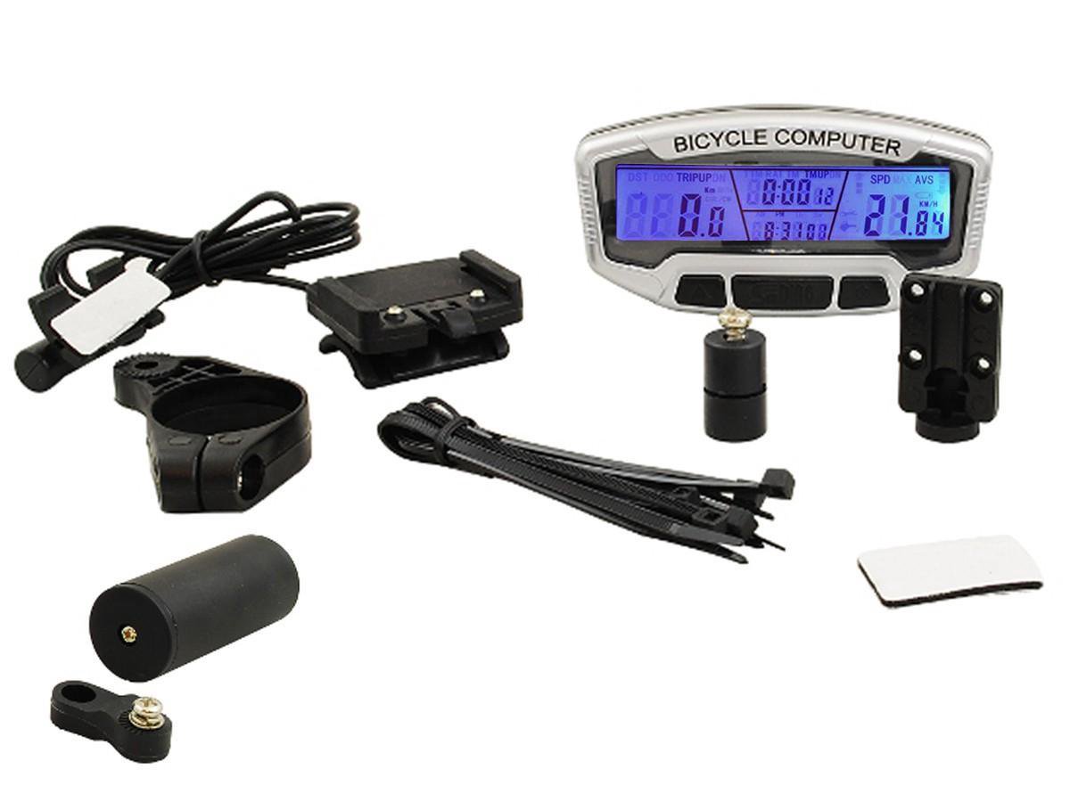 BuyWeek Elektrische fiets, lcd-display, elektrische fietscomputer, 6P, waterdichte aansluiting, e-bike, lcd-display, snelheidsmeter