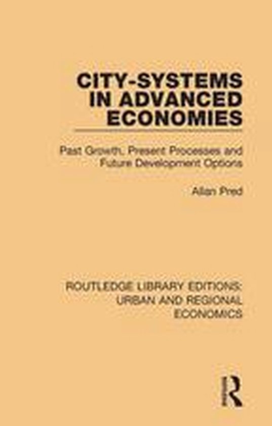 Routledge Library Editions: Urban and Regional Economics - C ... - cover
