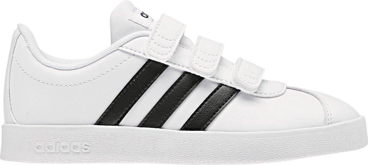 adidas court black and white