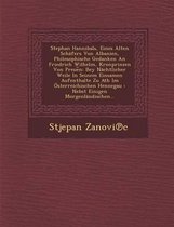 Stephan Hannibals, Eines Alten Schafers Von Albanien, Philosophische Gedanken an Friedrich Wilhelm, Kronprinzen Von Preue N