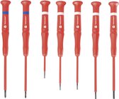 TOOLCRAFT Schroevendraaierset VDE 7-delig Plat, Kruiskop Phillips