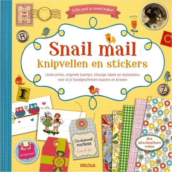 Afbeelding van het spel Snail mail; knipvellen en stickers