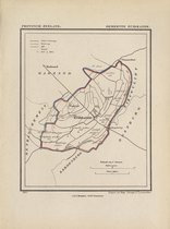 Historische kaart, plattegrond van gemeente Zuidzande in Zeeland uit 1867 door Kuyper van Kaartcadeau.com