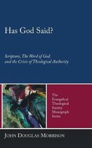 Evangelical Theological Society Monograph- Has God Said?
