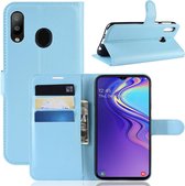 Book Case - Samsung Galaxy M20 (Power) Hoesje - Lichtblauw