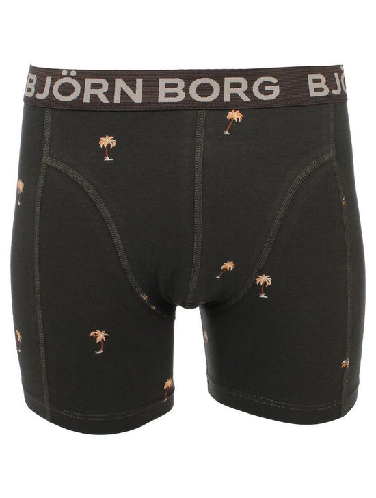 Billy Misleidend Rusteloosheid Björn Borg - 2-pack Boxershorts Palm Olijfkleur / Oranje - S | bol.com