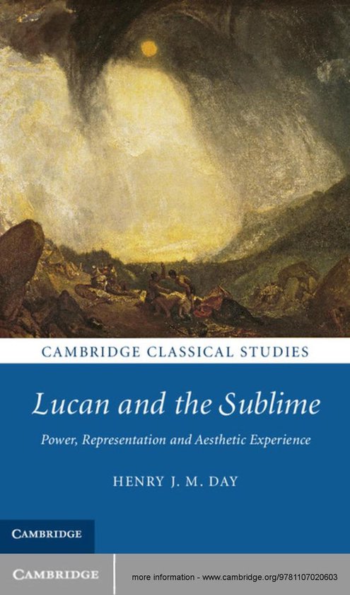 Cambridge Classical Studies - Lucan and the Sublime - cover