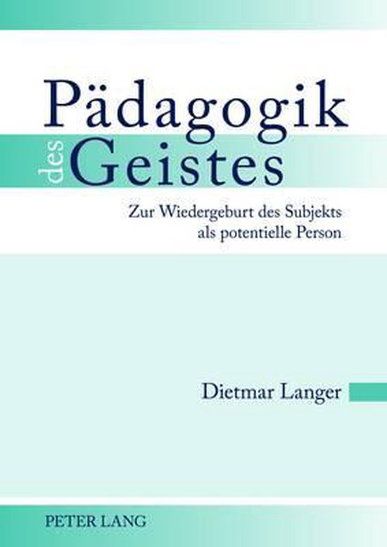 Pädagogik des Geistes - cover