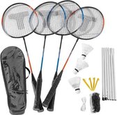 Vinz Badminton set & net - 4 personen