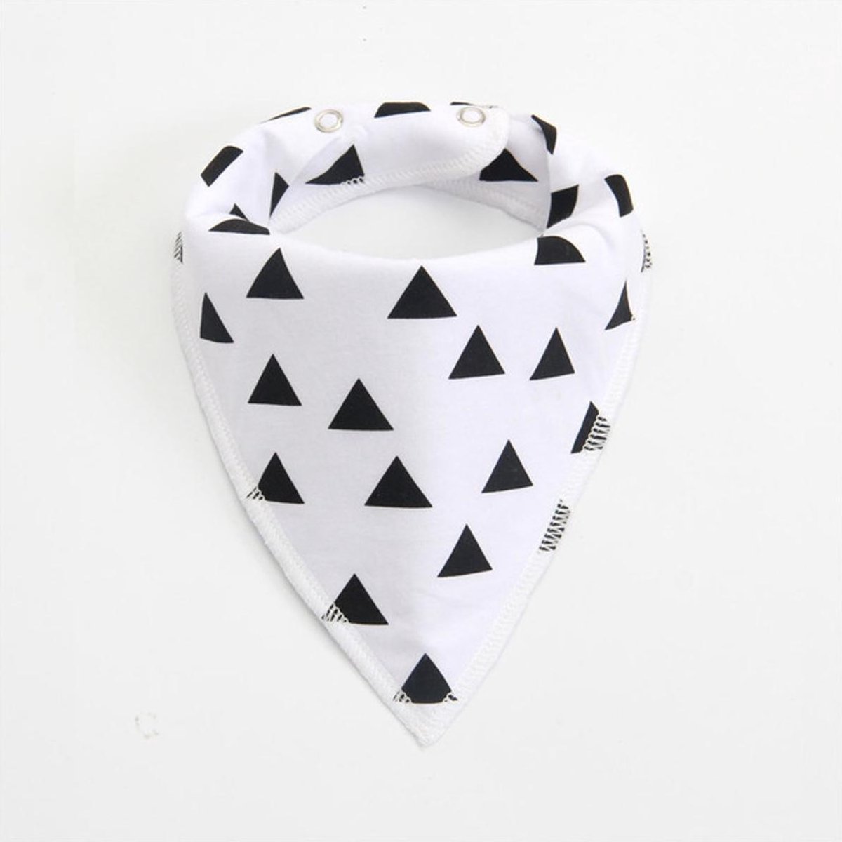 Goedkoopste Slab | Slabbetjes | Slabber | Bandana | Driehoek | Driehoekjes | Wit | Zwart | Baby | Babykamer | Kraamkado | Uitzetlijst baby | Heble |