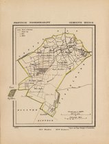 Historische kaart, plattegrond van gemeente Heesch in Noord Brabant uit 1867 door Kuyper van Kaartcadeau.com