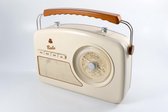 GPO RYDELLCRE Trendy Jaren 50 design radio, créme