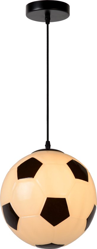 bol.com | Lucide Football - Hanglamp - Ø25 cm - Zwart