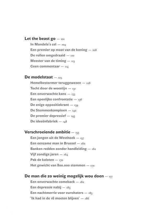 Albert II en zijn vijf premiers