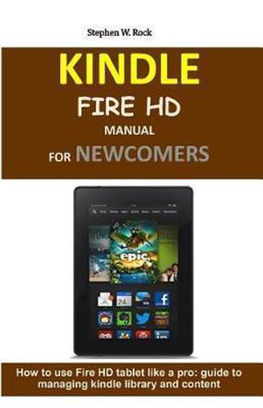 Kindle Fire HD Manual for Newcomers - cover