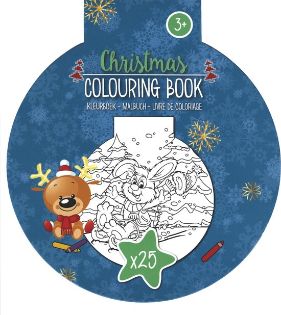 Empirisch Clan Tablet Kleurboek kerst met 25 kleurplaten | bol.com