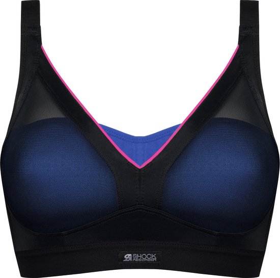 Shock Absorber Soutien-gorge de sport à maintien en forme Active Femme - Noir Néon - Taille 85F