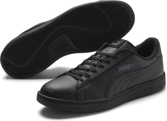 PUMA Smash V2 L Sneakers Unisex - Puma Black / Puma Black - Maat 44.5 |  bol.com