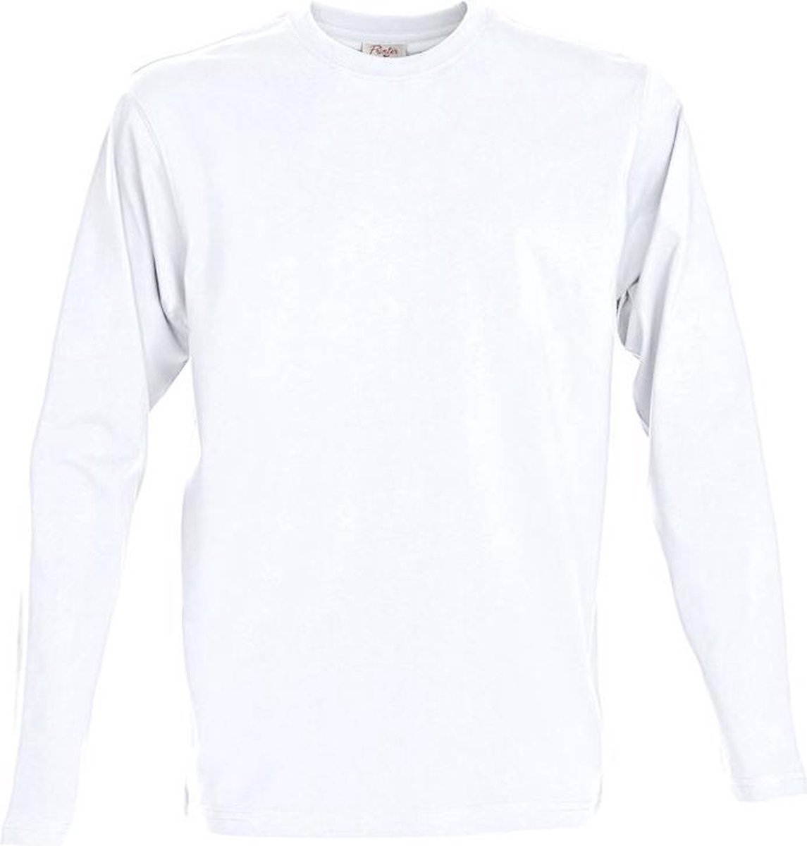 Printer HEAVY T-SHIRT L/S 2264016 - Wit - S