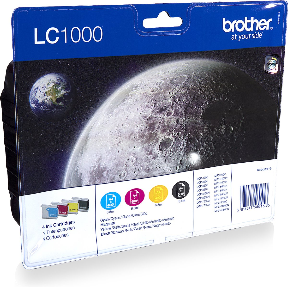 BROTHER LC-1000 Multipack Inktcartridges