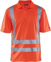 Blåkläder 3310-1009 Piqué Polo High Vis Rood Highviz maat 4XL