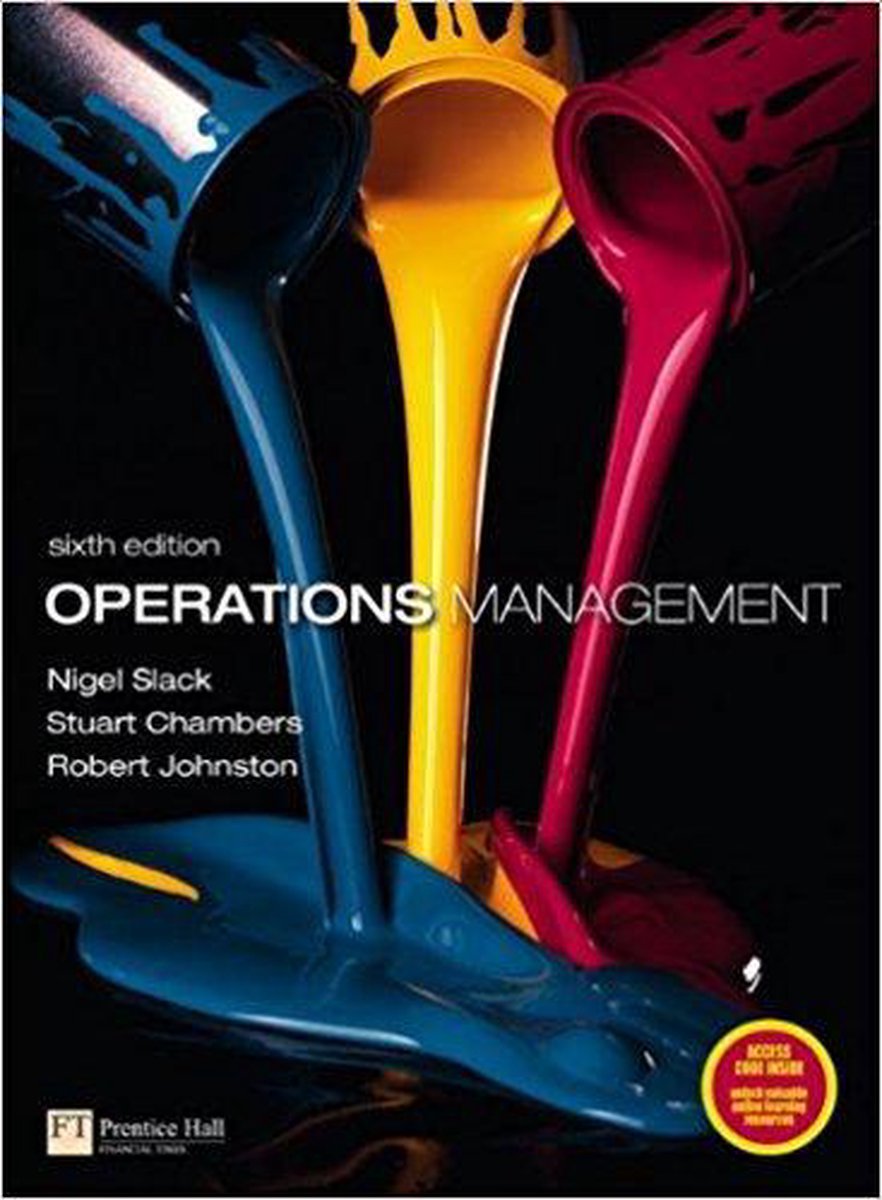 Omslag van Operations Management