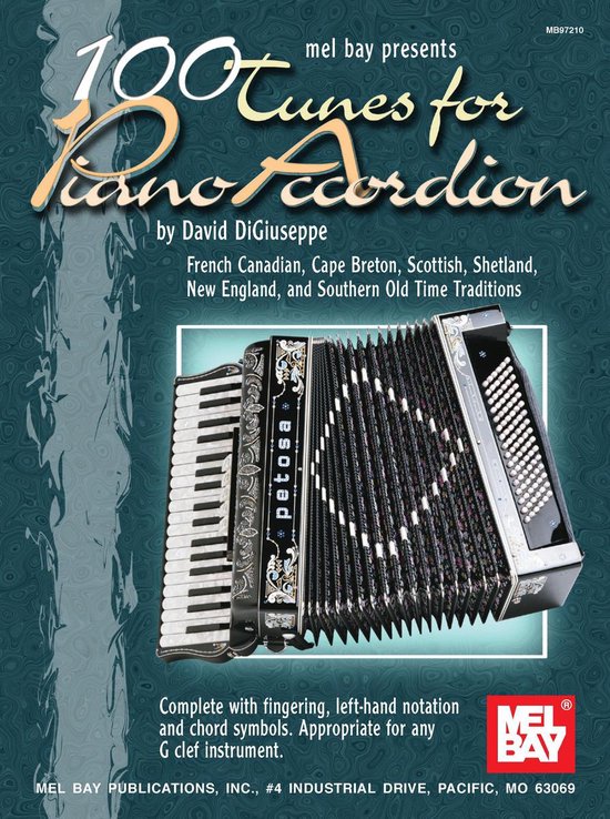 100 Tunes for Piano Accordion - cover