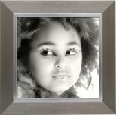 Deknudt Frames fotolijst S861D1 - zilver met bies - foto 50x70 cm