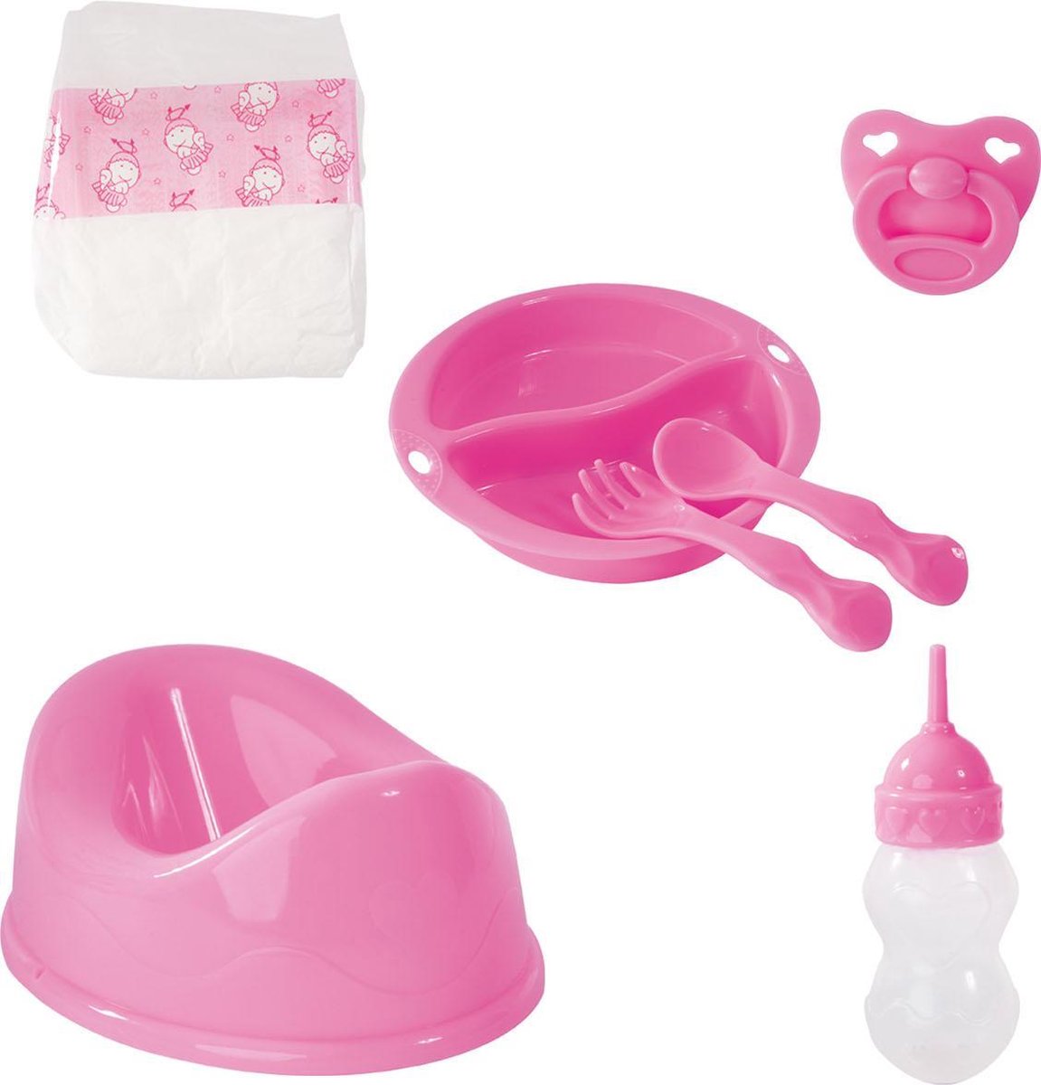 Bayer Design - Pasgeboren pop Piccolina New Born Baby met accessoires — afbeelding 3