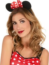 NINGBO PARTY SUPPLIES - Muis haarband met strik voor volwassenen - Accessoires > Haar & hoofdbanden