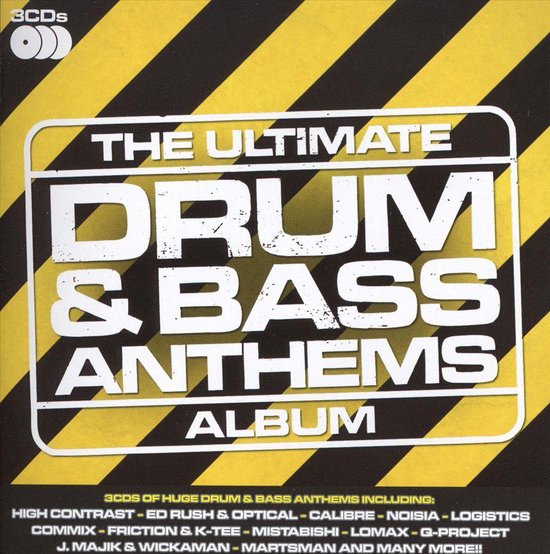 Ultimate Drum & Bass Anthems Album, various artists CD (album