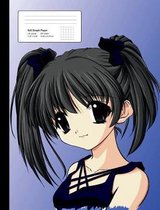 Anime Manga Girl Graph Paper Composition Book