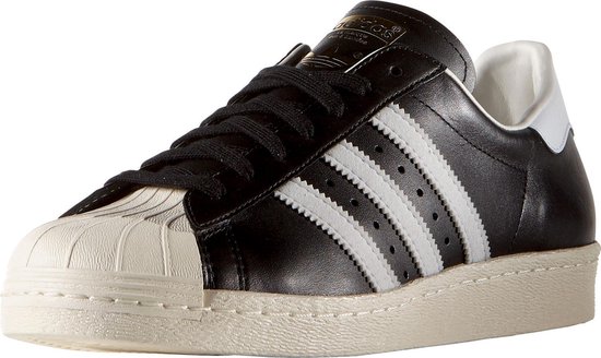 zwarte adidas sneakers superstar 80s dames